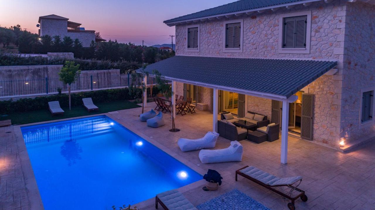 Zante Soleil - High-End Stone Villa With Swimming Pool Lagopodhon Ngoại thất bức ảnh
