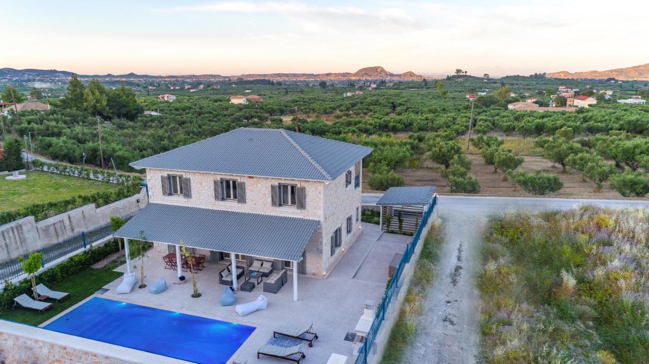 Zante Soleil - High-End Stone Villa With Swimming Pool Lagopodhon Ngoại thất bức ảnh